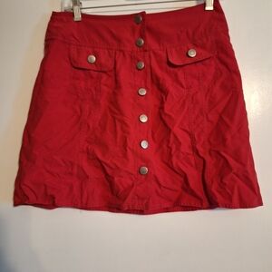 Espirt Red Skirt Sz 11/12
